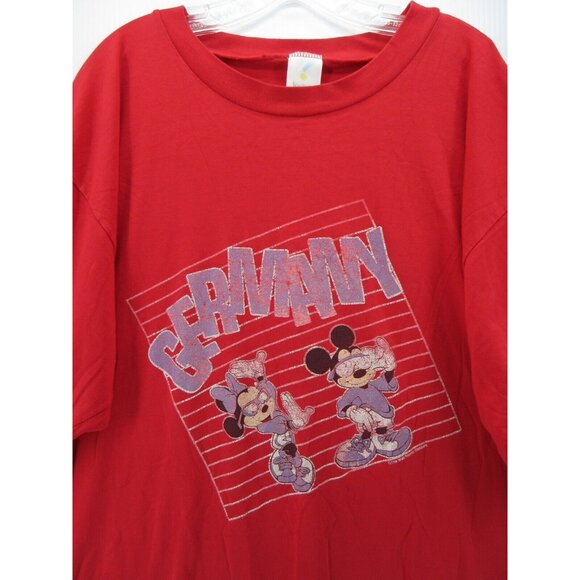 VINTAGE Mickey Mouse Shirt One Size Walt Disney Jostens Germany 90s T - Picture 2 of 10